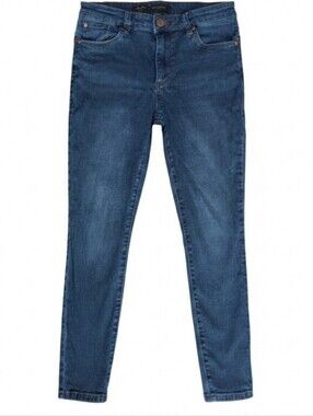SEETHRUSOUL High Rise Ankle Skinny Jeans Women's Size 27 x 27 Blue Denim Stretch